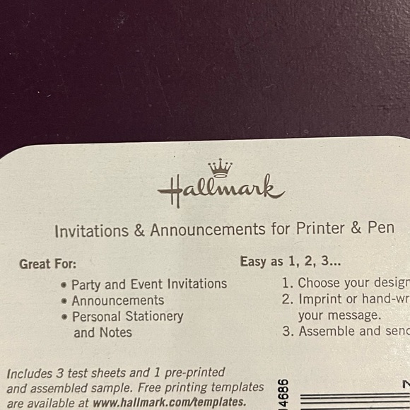 Hallmark Invitations & Announcements for Printer & Pen - Picture 15 of 15
